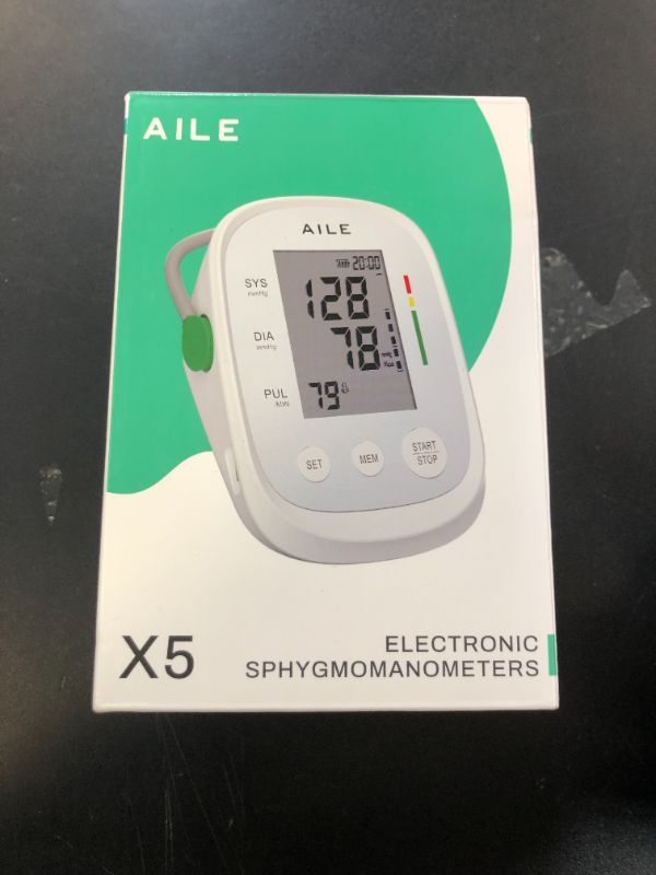Photo 1 of Blood Pressure Monitor, AILE Blood Pressure Machine Upper Arm Large Cuff(8.7"-16.5"), High Automatic Blood Pressure Monitors Cuff for Home Use, (BP) Manual Arm Blood Pressure Monitors, 2 * 99 Memory