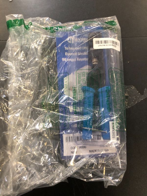 Photo 1 of Everest easyJACK - 90° Angled Speed Termination Keystone Tool - Time Saver Network Punch Down Tool - To Be Used ONLY with Everest 90° Angled RJ45 Cat5e, Cat6a and Cat6 Keystone Jacks (B087N7QQD2)