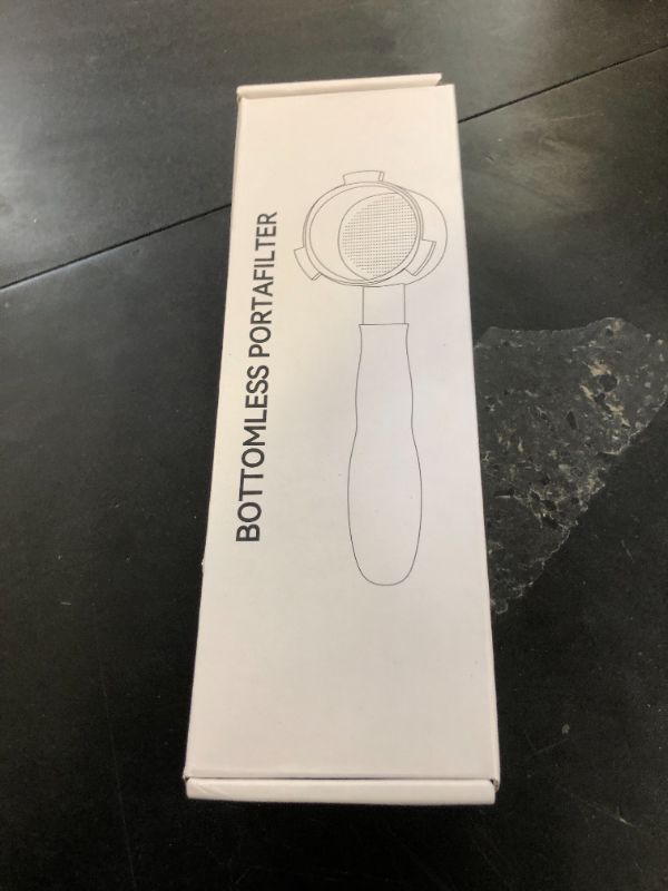 Photo 1 of Teyearlife 54mm Bottomless Portafilter for Breville Barista Express(BES870) Pro Touch Bambino Infuser Espresso Accessorie produced with original porta filter as mold Not damage machine's brewing head