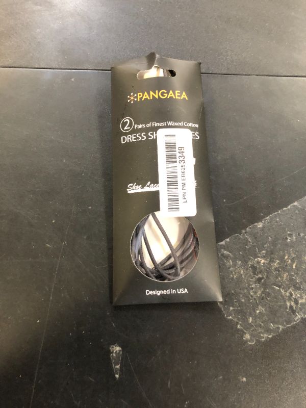 Photo 1 of PANGAEA [4 Laces] 2-Pair Pack Waxed Round Oxford Shoe Laces for Dress Shoes Chukka 3/32Inch Thin
