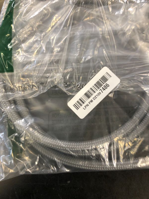 Photo 1 of Klabb F16 24-Inch Long Bathroom Kitchen Faucet Connector Braided Stainless Steel Supply Hose 3/8-Inch Female Compression Thread x M10 Male Connector, x 2 Pcs (1 Pair)