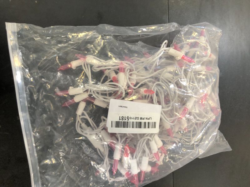 Photo 1 of 200 LED Pink String Lights, 66ft Pink Christmas Lights Outdoor Waterproof 8 Modes Clear Wire, Connectable Plug in Twinkle Fairy Lights for Bedroom Indoor Wedding Christmas Decorations