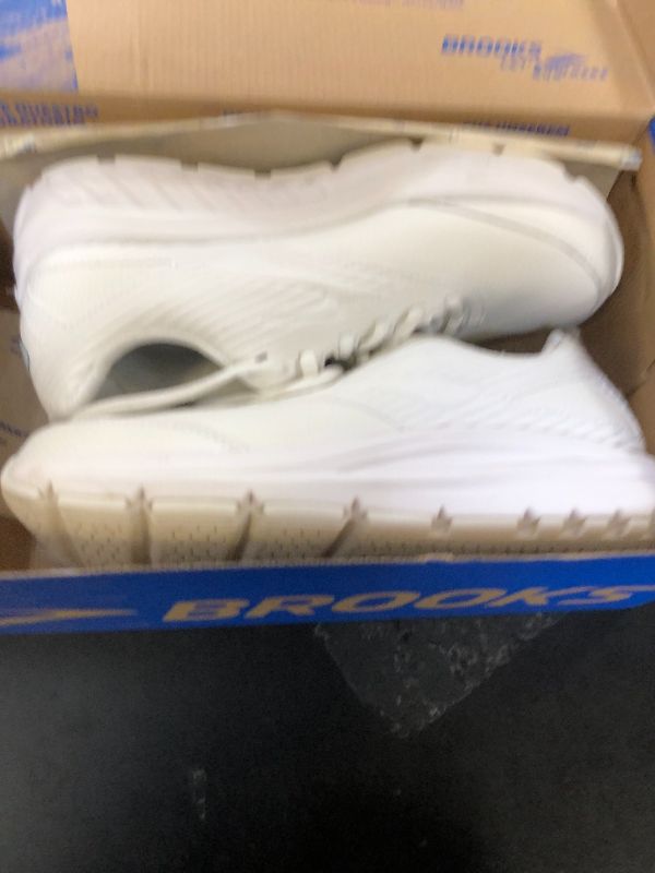 Photo 1 of Brooks Women's Addiction Walker 2 Walking Shoe - White/White - 10 Medium
