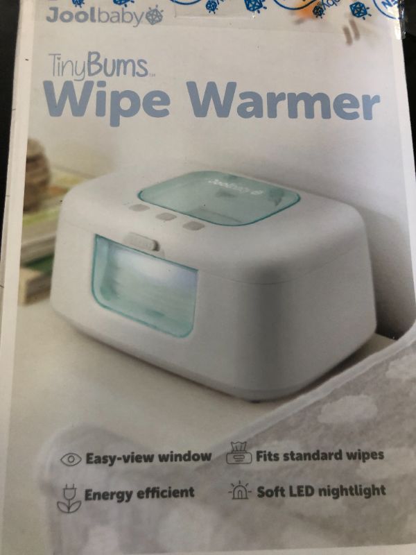 Photo 1 of TinyBums Baby Wipe Warmer & Dispenser with LED Changing Light & On/Off Switch - Jool Baby