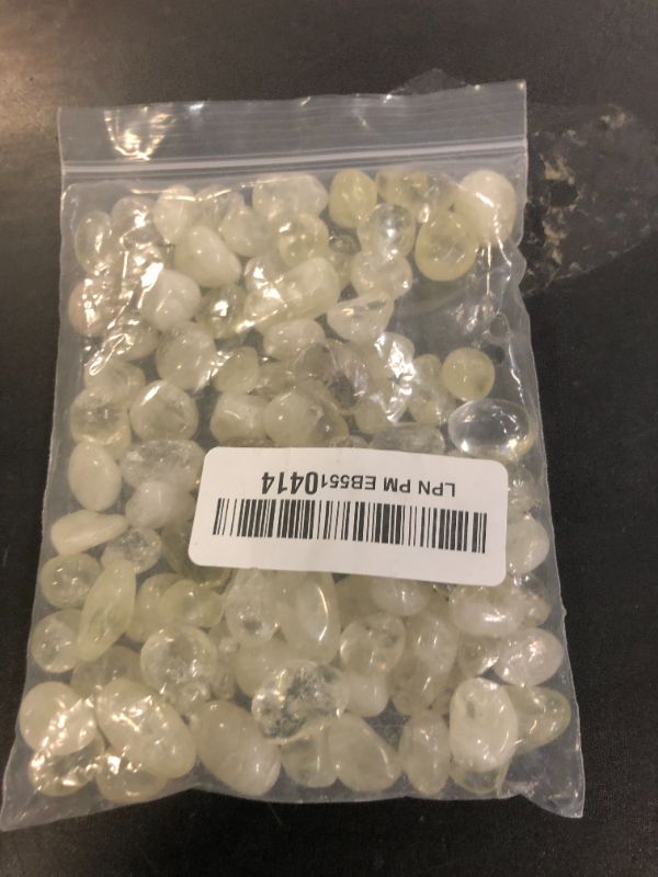 Photo 1 of Light green marble pebbles. A bag of 40