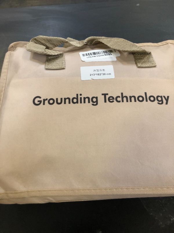 Photo 1 of Grounding Fitted Sheets 90% Organic Cotton+10% Pure Silver Fiber, Grounded Sheets with Grounding Cord, Bed Grounding Kit for Healthy Sleep Therapy (Gray, (73.1 * 84.1 * 15inch))