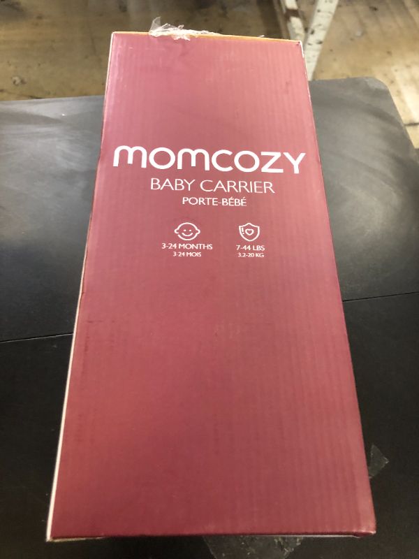 Photo 1 of Momcozy Baby Carrier - Ergonomic, Cozy and Lightweight Carrier for 7-44lbs, Effortless to Put On, Ideal for Hands-Free Parenting, Enhanced Lumbar Support, Purehug for Infant to Toddler, Black