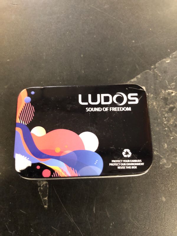 Photo 1 of LUDOS Ultra Wired Earbuds in-Ear Headphones, 5 Years Warranty, Earphones with Microphone, Noise Isolating Ear Buds, Memory Foam for iPhone, Samsung, School Students, Kids, Women, Small Ears - Black