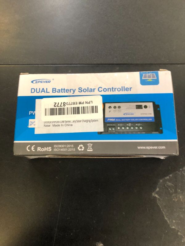 Photo 1 of EPEVER EPIPDB-COM Series Dual Battery Solar Charge Controller 20A 12V/24V Auto Work for RVs Caravans and Boats etc Duo Battery Solar Charging System
