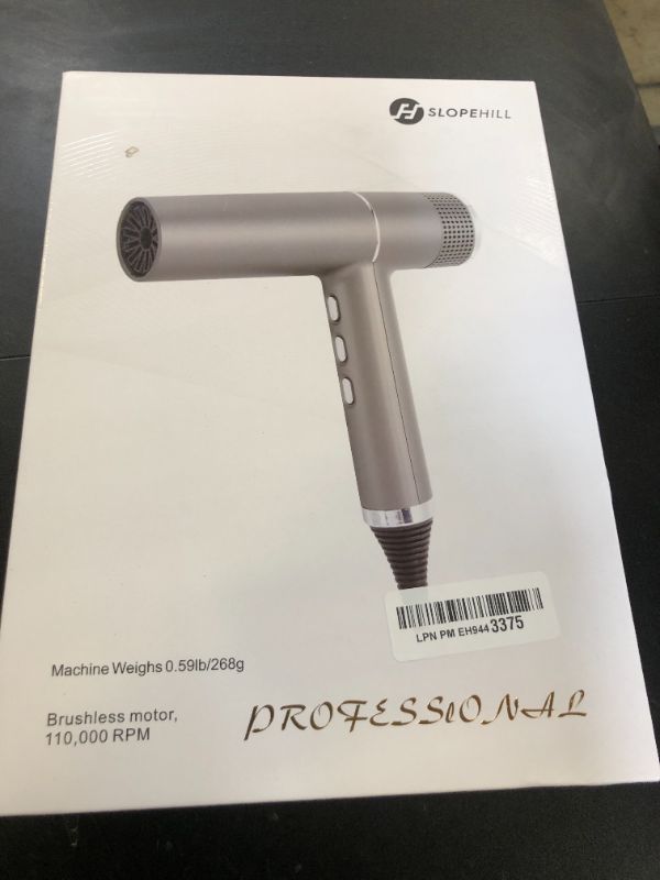Photo 1 of Slopehill Hair Dryer with Unique Brushless Motor | Intelligent Fault Diagnosis | Innovative Microfilter | Oxy Active Technology | Led Display (Grey)
