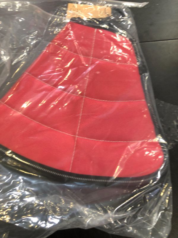 Photo 1 of Dog Cone Soft Surgery Dog Cone Collar - Adjustable Long Foldable Comfortable for Recovery Alternative Prevent Biting Stop Licking Wound Small Medium Large Dogs (Strawberry Red, M)