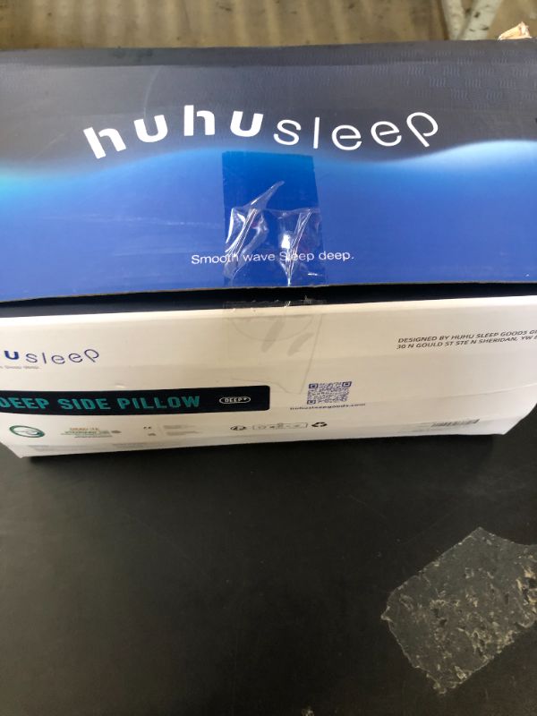 Photo 1 of Huhu Sleep Cube Pillows for Side Sleeper, Firm Cooling Side Cube Pillow with Two Side Four Types of Softness for Diffrient Side Sleeper and Multiple Symptoms, Just for Side Sleeper (6 inch)