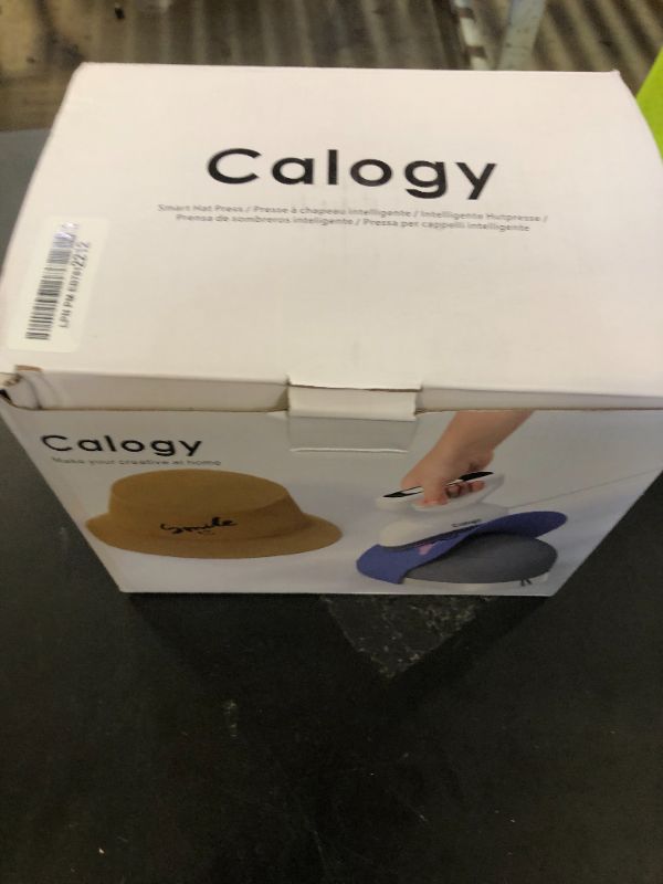Photo 1 of Calogy Hat Press Heat Machine for Caps, Mini Portable Hat Heat Press with Timer, Max 410?,Precision Temp Control ±5?, Fast & Evenly Heating Curved Plate for Vinyl Transfer, Sublimation, Iron (Pink)