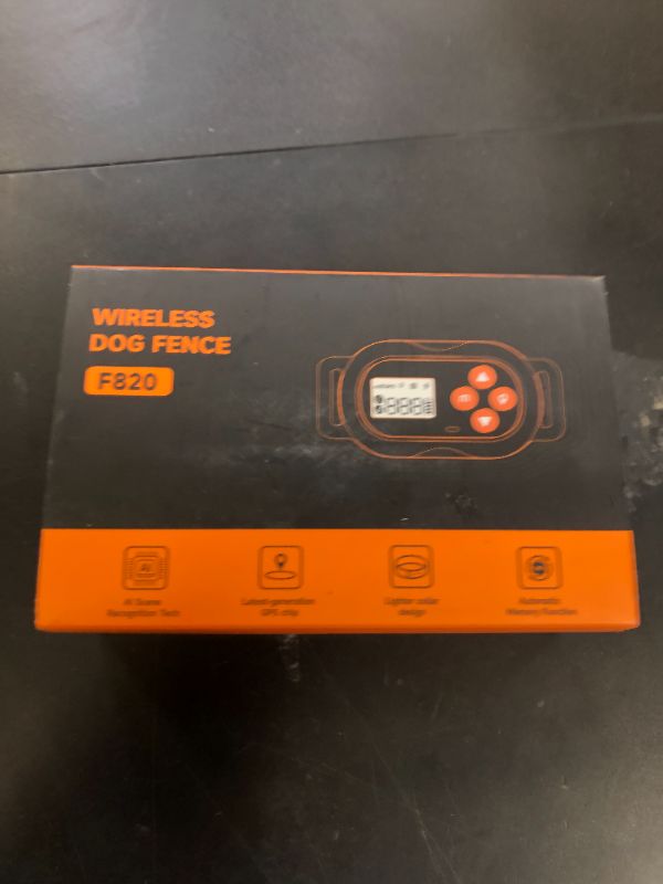 Photo 1 of GPS Dog Collar Fence System – Wireless Electric Dog Fence with Adjustable Warning Modes, Rechargeable & Waterproof Receiver, Radius 25-999 Yards, Ideal for Outdoor Use