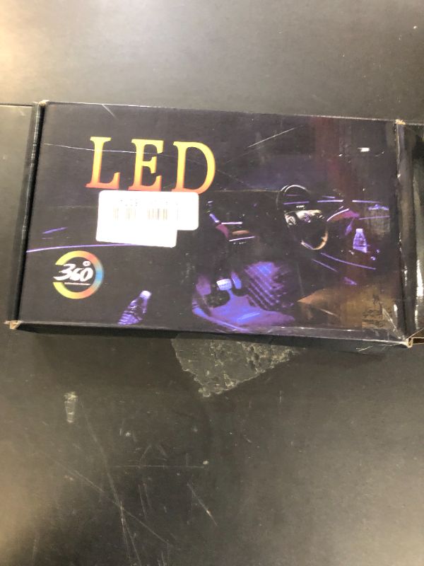 Photo 1 of Interior Car LED Strip Lights APP Control, 5 in 1 RGB 16 Million Colors Ambient Lighting Kit with 236 inches Fiber Optic, Music Mode Inside Car Lighting Decorations