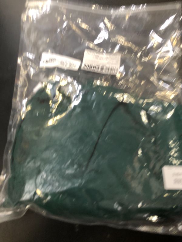 Photo 1 of NILOUFO Womens Casual Summer Shirts Notch V Neck Blouses 3/4 Roll Sleeve Tops Tunics(Dark Green, X-Large)