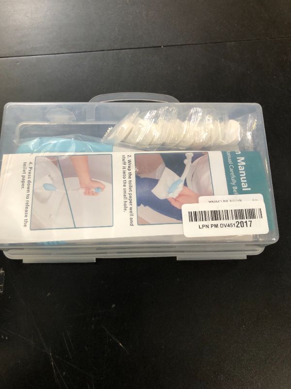 Photo 1 of Wefaner folding wiping toilet aid tool and 20PCS Compressed Washcloth Towels,Combination set,Self Help Wipe Butt for Fat People?Limited Mobility,Elderly, Pregnancy.