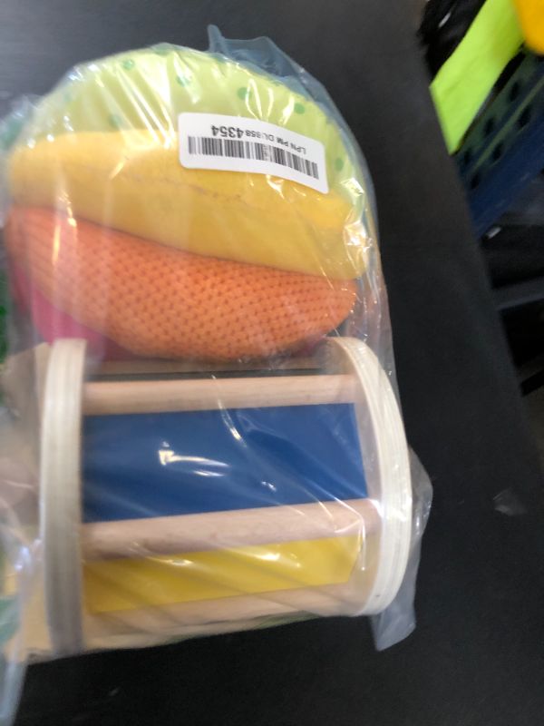 Photo 1 of Montessori Baby Toys Play Kit - Mirror, Peekaboo, Knob Puzzle, Spinning Drum, Rainbow Ball - 6-12 Months Toddlers