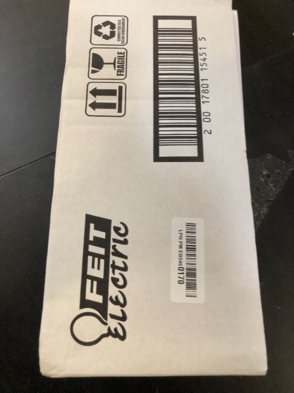Photo 1 of Feit Electric A15 LED Light Bulb, 60W Equivalent, Dimmable, E17 Intermediate Base, CRI 90, 750 Lumens, 2700K Soft White, Ceiling Fan Light Bulb, 15,000-Hour Lifetime, BPA1560N/927CA/2/6, 12 Pack