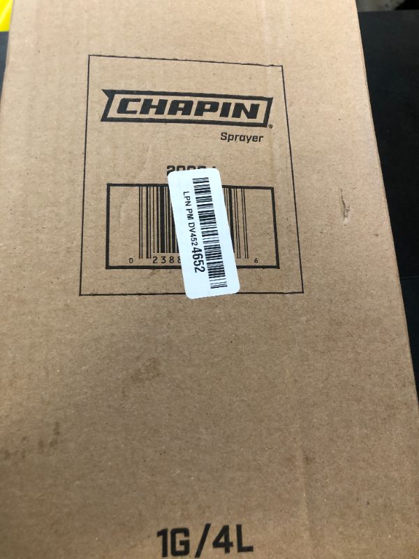 Photo 1 of Chapin 20000 Made in USA 1 -Gallon Lawn and Garden Pump Pressured Sprayer, for Spraying Plants, Garden Watering, Weeds and Pests, Polypropylene, Translucent White