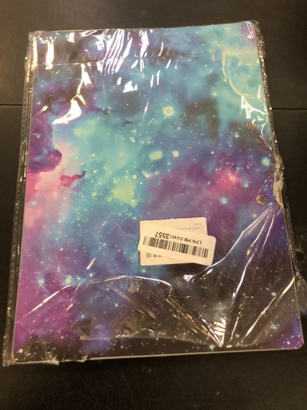 Photo 1 of Clipboard Horizontal Wooden with Designs A4 Letter Standard Size?Cute Clipboards with Low Profile Clip for Drawing, Office Art Supplies - Nebula Galaxy?9" x 12.5"?