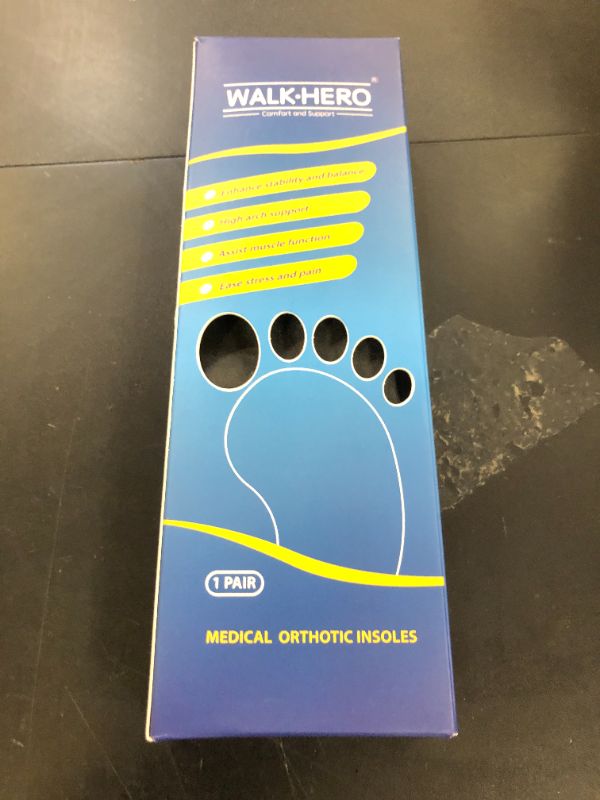Photo 1 of Plantar Fasciitis Insoles for Men Women - Orthotics Inserts, Shoe Insoles Arch Support Flat Feet Inserts Work Boot Insoles for Standing All Day (Mens 10-10 1/2 | Womens 12-12 1/2)