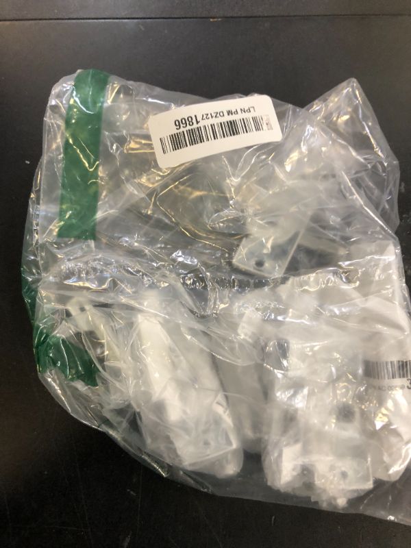 Photo 1 of iuniq Cam Action Window Sash Locks with Keeper White Sliding Window Sash Locks for Double Hung Window Security Vertical Hole Center Window Locks