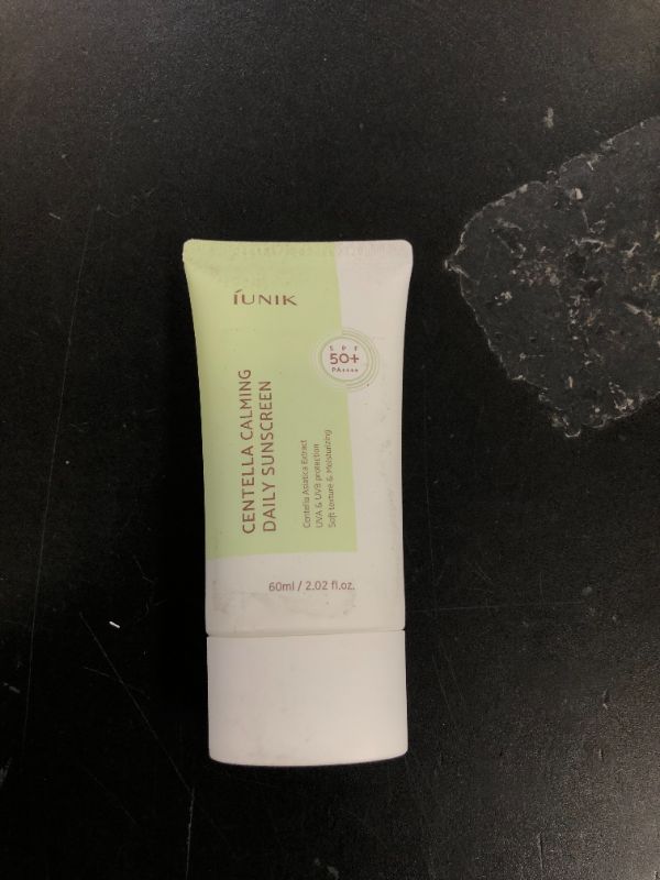 Photo 1 of IUNIK Centella Calming Moisture Daily Sunscreen SPF 50+ PA++++ Matte & No White Cast Centella Asiatica Dry Oily Sensitive Vegan Korean Skincare