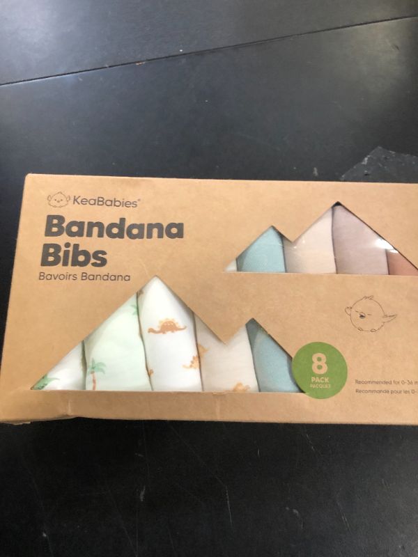 Photo 1 of 8-Pack Organic Baby Bandana Bibs for Boys, Girls - Super Absorbent Triangle Baby Bibs for Drooling and Teething Infant, 100% Cotton Extra Soft for Newborn, Infant 0-36 Months (Roarsome)