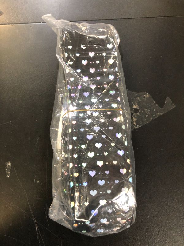 Photo 1 of 100Pcs Clear Plastic Bags for Pens Beadable Pen Packaging Bags Resealable Foil Pouch Bag Small Plastic Bags Sample Bags for Jewelry,Party Favor Food Storage 2.5x8.66inch (Black-Heart)