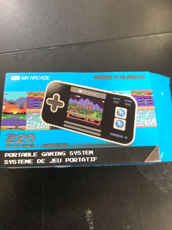 Photo 1 of My Arcade Gamer V Classic-Blue: Portable Gaming Console with 220 Games, 2.5" Color Display, Pocket Size (DGUN-3919)