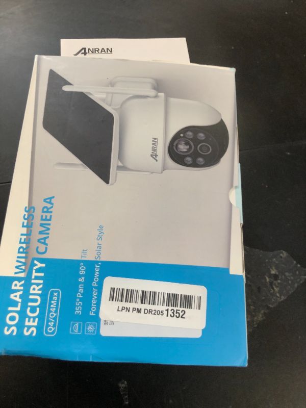 Photo 1 of ANRAN Solar Security Cameras Wireless Outdoor, 4MP QHD Battery Powered Home Security System, 4-Cam Kit with Integrated Solar Panel, Forever Power, Spotlight, Expandable Local Storage (White)