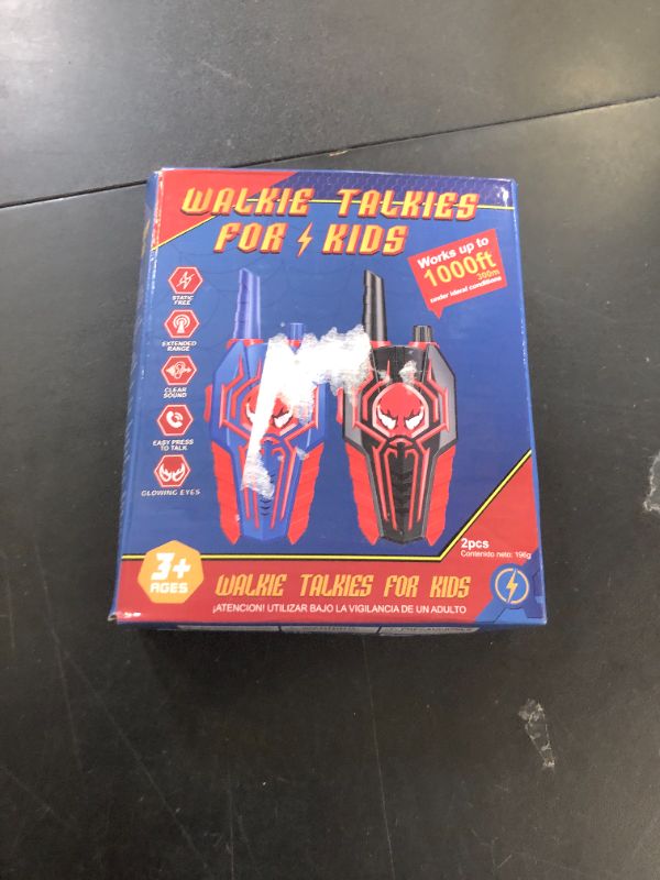 Photo 1 of Walkie Talkies for Kids Ages 3-8: Toys Gifts for 3 4 5 6 7 8 9 10 Year Old Boys Kid Outdoor Camping 2 Way Radio Toy Brithday Gift for Boy Kid Age 3-4 4-6 5-7 Toddler Walkie Talkies