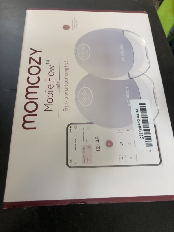 Photo 1 of Momcozy Breast Pump Hospital-Grade, Hands Free Breast Pump App with Leak-Proof DoubleFit Flange, Personalized Multi-Modes & 15 Levels, 2 Count