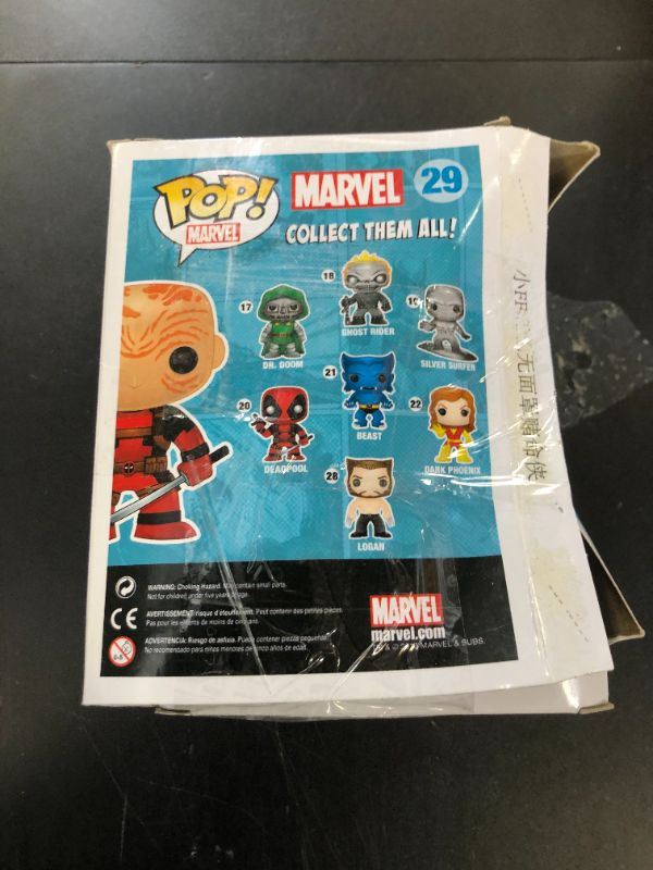 Photo 1 of Funko POP Marvel Deadpool Vinyl Figure, Red