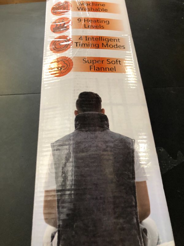 Photo 1 of Heating Pad for Neck and Shoulders and Back,24"x33" Weighted Heating Pad for Back Pain Relief, 9 Heat Settings 4 Timers Auto-Off,Christmas Gifts for Women Men Mom Dad