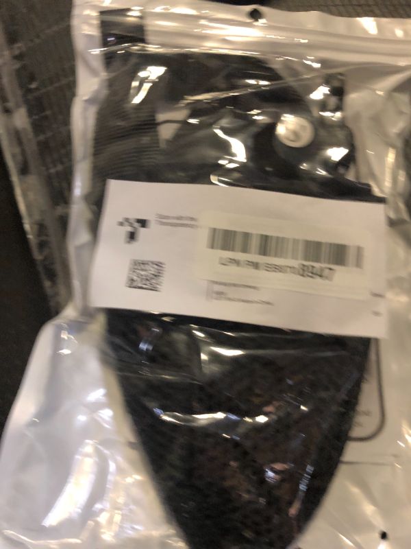 Photo 1 of Mayerzon Dog Muzzle, Patented Soft Mesh Muzzle for Small Medium Large Dogs for Scavenging Biting Licking and Chewing, Allows to Pant and Drink (S, Black)