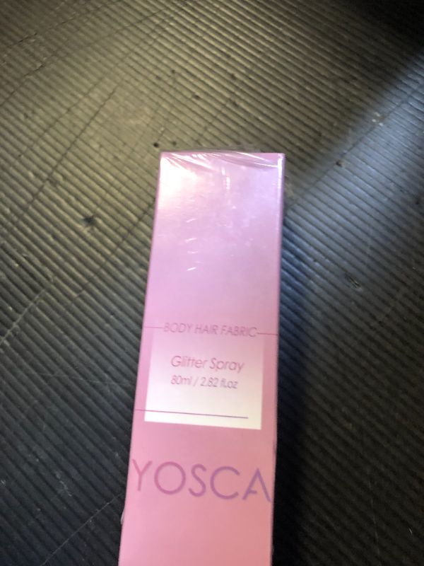 Photo 1 of Yosca Body Glitter Spray, 80ML Holographic Silver Glitter Hairspray, Quick-Drying and Long-Lasting Shiny Glitter Spray for Body Hair Sparkling Makeup Festival Concert Party Clothes Rave Accessories