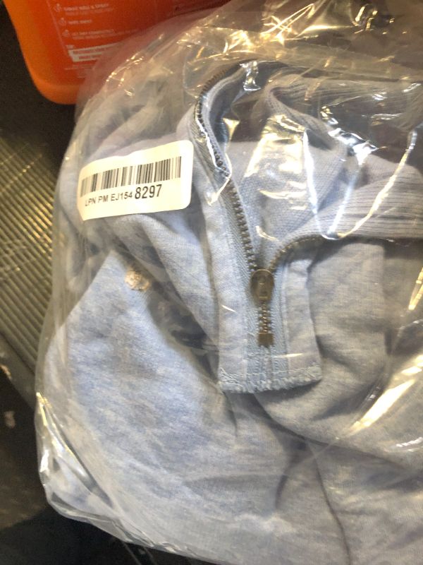 Photo 1 of Polo Ralph Lauren Mens Classic Estate-Rib Quarter-Zip Pullover Sweater (XL, JamicaBlueSigPny)