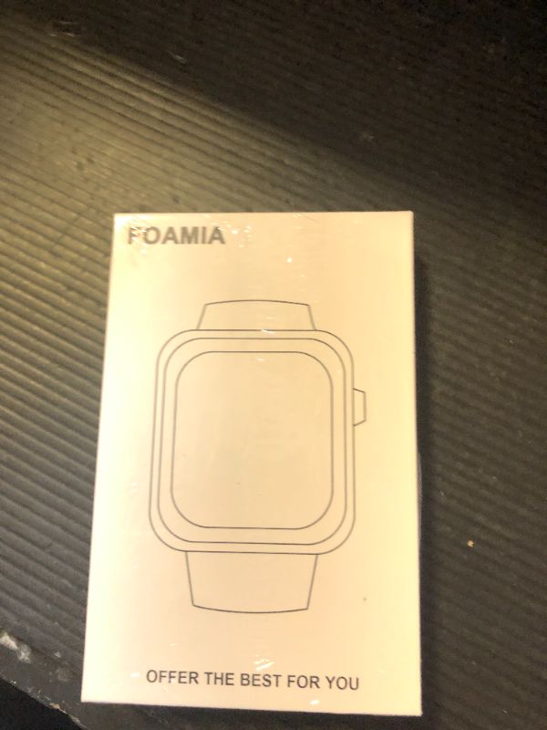 Photo 1 of Foamia 2 Pack Case for Apple Watch Screen Protector, Hard PC Case with Tempered Glass Protective Cover Guard Bumper, Slim Apple Watch Cover for iWatch Series 6/5/4/SE 2ND GEN - Black/Black 44mm