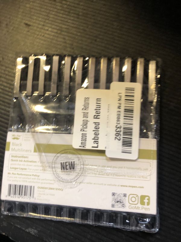 Photo 1 of Mr. Pen- Drawing Pens for Artists, 0.8mm, 12 Pack, Black Artist Pens, Micro Pens for Drawing, Ink Pens for Drawing, Sketch Pens, Micro Pen, Fineliner Pens, Bible Journaling Pens, Fine Point