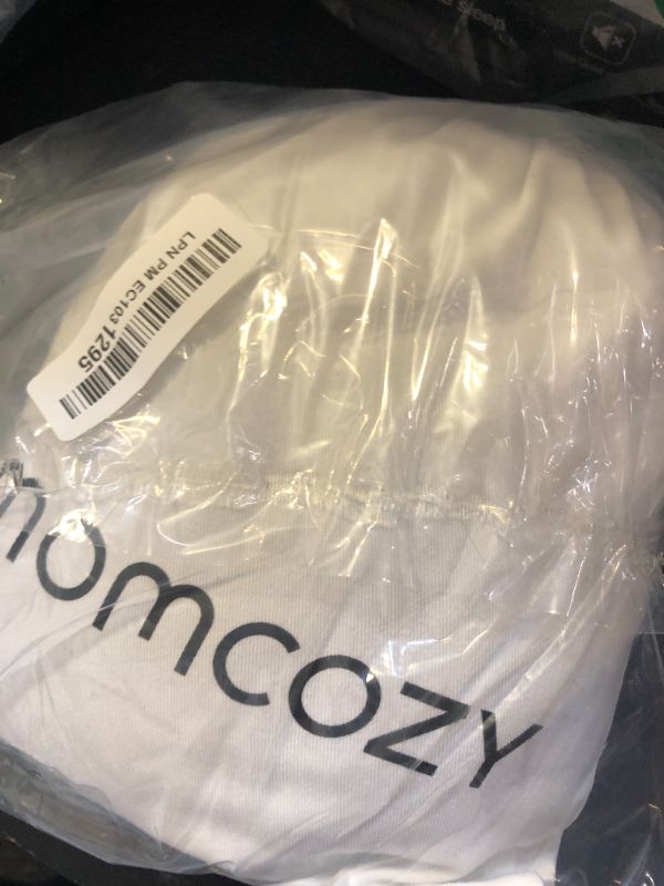 Photo 1 of Momcozy Baby Wrap Carrier, Easy to Wear Infant Carrier Slings, Lightweight Hands Free Baby Sling, Adjustable Baby Carriers for Newborn to Toddler 8-35 lbs, Black