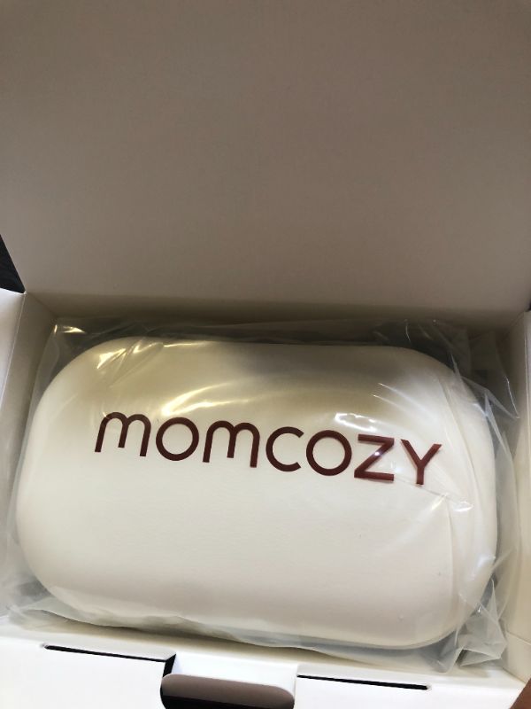 Photo 1 of Momcozy M5 Hands-Free Wearable Breast Pump, Double-Sealed Flange for Baby-Like Comfort, 3 Modes & 9 Suction Levels, Portable Electric Pump – 24mm, 2-Pack Quill Gray