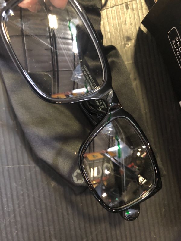 Photo 1 of Lucyd Lyte (2025 Version) Smart Glasses for Men - Bluetooth Smart Eyewear with Light Adaptive Photochromic Lenses, Open Ear Speakers & Microphone - Darkside (Standard)