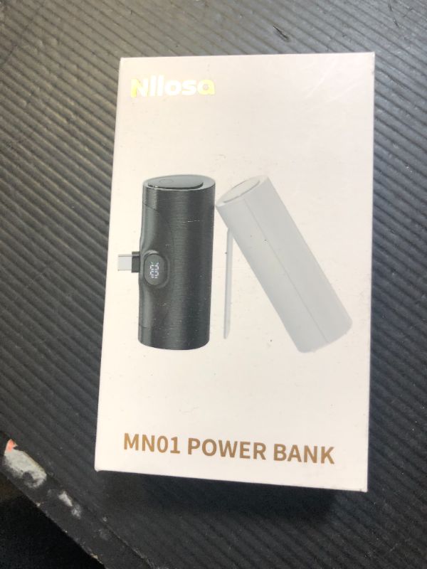 Photo 1 of Ultra Small Portable Charger with Stand, Mini Power Bank with USB C Connect Powerbank Fast Charging, Phone Charger Battery Pack 5000mAh Compatible with iPhone 16/15 Series and Samsung Android etc