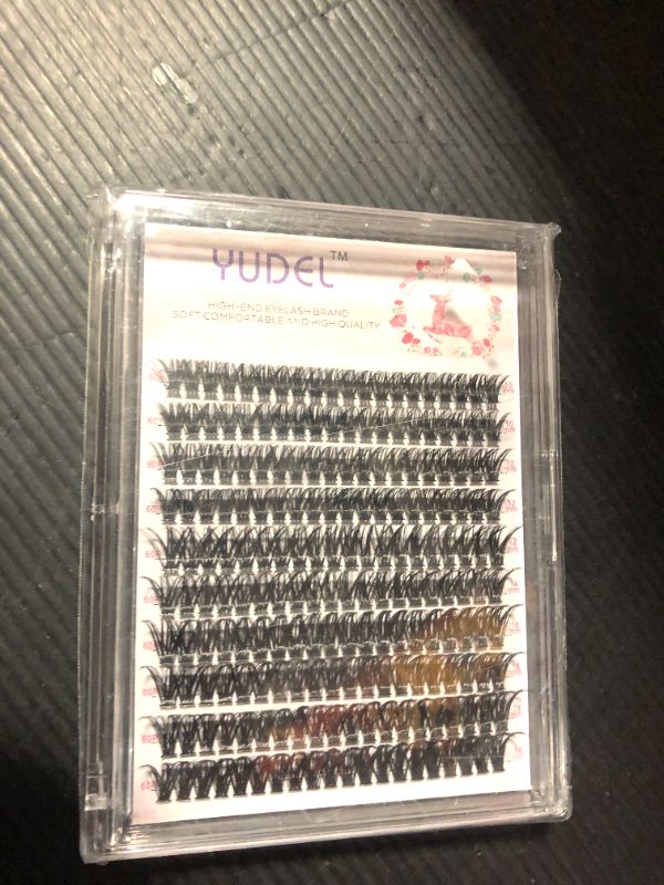 Photo 1 of Fowendia Manga Lash Clusters 8-18mm Fairy Eyelash Clusters DIY Lash Extension 0.3mm Wispy Individual Cluster Eyelash Extensions, California Sunset