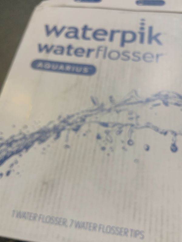 Photo 1 of Waterpik Aquarius Water Flosser For Teeth Cleaning, Gums, Braces, Dental Care, Electric Power With 10 Settings, 7 Tips For Multiple Users And Needs, ADA Accepted, White WP-660, Packaging May Vary
