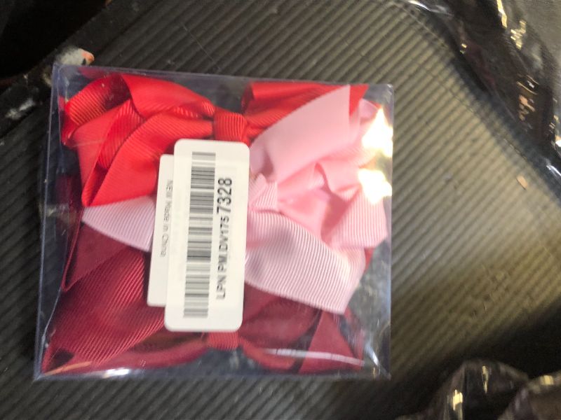 Photo 1 of jollybows Hairband - 3 PCS 4" Baby Girls Headbands Boutique Grosgrain Ribbon Hair Bows for Baby Girls Infants Toddler Kids Teens and Children - Pink, Red, Burgundy
