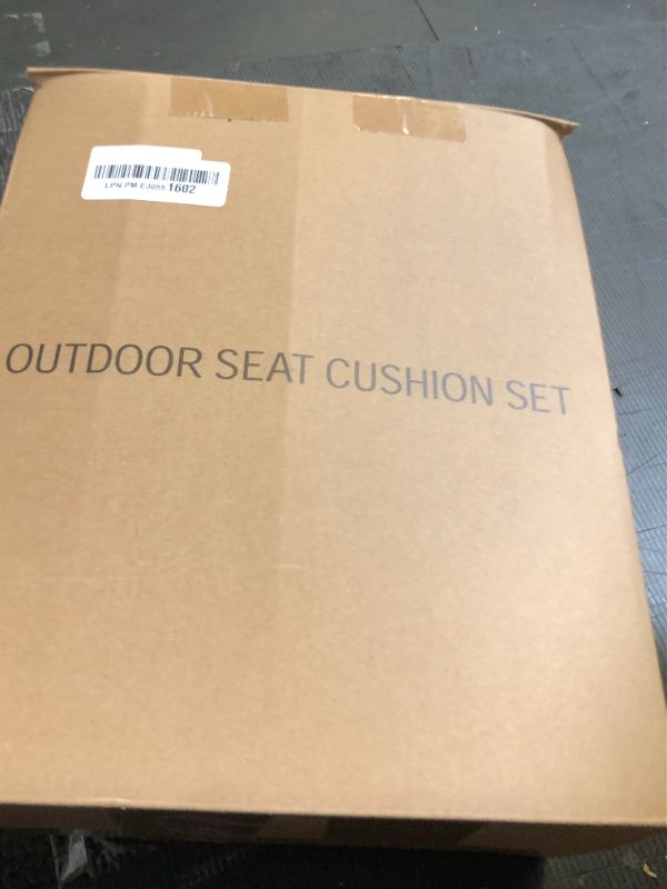 Photo 1 of HOMELYSIAN Outdoor Chair Cushions 19x19, Patio Furniture Cushions with Removable Cover, Outdoor Deep Seat Cushion Set with Ties and Handle, Waterproof Outdoor Cushions for Chair Sofa Couch, Teal