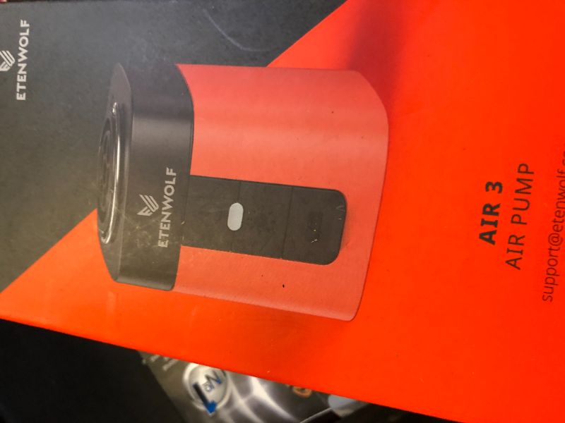 Photo 1 of ETENWOLF AIR 3 Air Pump for Inflatables with 2600 mAh Battery & Camping Light, Ultra-Fast and Mini Electric Air Pump, Inflate Deflate for Air Mattress, Pool Floats, Vacuum Storage Bags